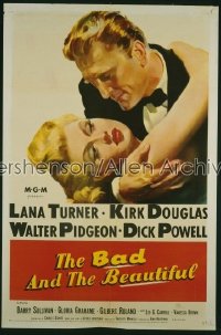 BAD & THE BEAUTIFUL 1sh '53