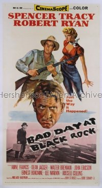 BAD DAY AT BLACK ROCK 3sh '54