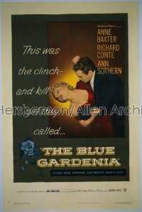 BLUE GARDENIA 1sh '53