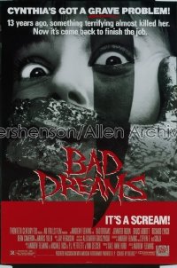 BAD DREAMS 1sh '88