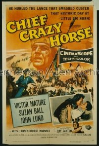 CHIEF CRAZY HORSE 1sh '55