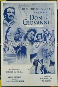 DON GIOVANNI ('56) 1sh '56