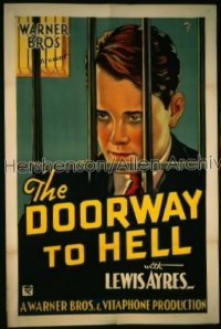 DOORWAY TO HELL 1sh '30