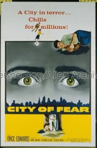 CITY OF FEAR ('59) 1sh '59