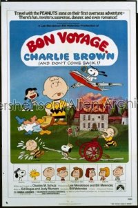 BON VOYAGE CHARLIE BROWN 1sh '80