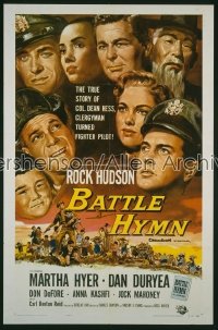 BATTLE HYMN 1sh '57