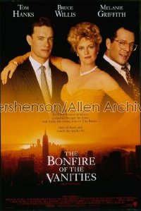 BONFIRE OF THE VANITIES 1sh '90