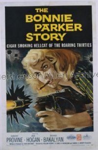 BONNIE PARKER STORY 1sh '58