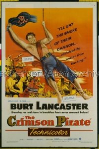 CRIMSON PIRATE 1sh '52