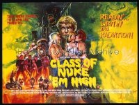 CLASS OF NUKE 'EM HIGH British quad '86