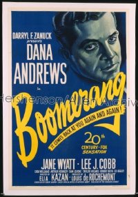 BOOMERANG ('47) 1sh '47