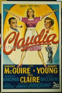 CLAUDIA 1sh '43