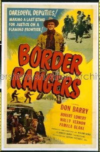 BORDER RANGERS 1sh '50