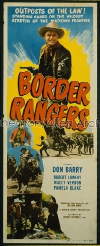 BORDER RANGERS insert '50