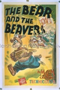 BEAR & THE BEAVERS 1sh '42