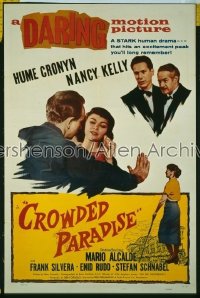 CROWDED PARADISE 1sh '56