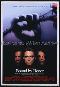 BOUND BY HONOR 1sh '93