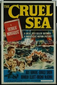 CRUEL SEA ('53) 1sh '53