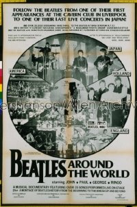 BEATLES AROUND THE WORLD 1sh '70s