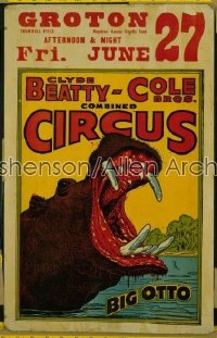 BEATTY-COLE CIRCUS WC '30s