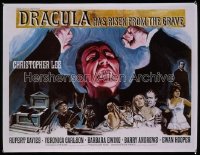 DRACULA HAS RISEN FROM THE GRAVE British quad '68