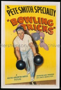 BOWLING TRICKS 1sh '47