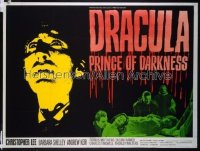 DRACULA PRINCE OF DARKNESS British quad '66