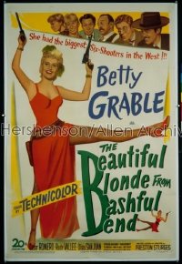 BEAUTIFUL BLONDE FROM BASHFUL BEND 1sh '49