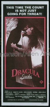 DRACULA SUCKS ('79) Aust daybill '79