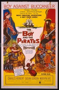 BOY & THE PIRATES 1sh '60