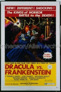 DRACULA VS. FRANKENSTEIN ('71) 1sh '71