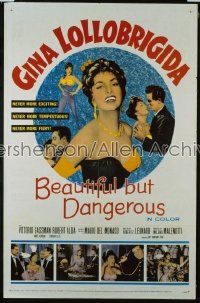 BEAUTIFUL BUT DANGEROUS ('57) 1sh '55