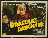 DRACULA'S DAUGHTER LC '36