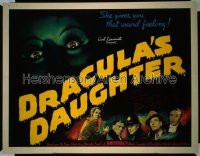 DRACULA'S DAUGHTER 1/2sh '36