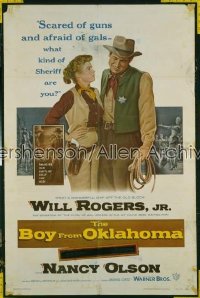 BOY FROM OKLAHOMA 1sh '54