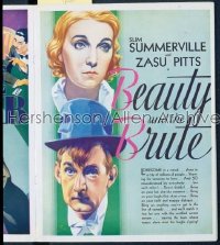 BEAUTY & THE BRUTE campaign book '30s