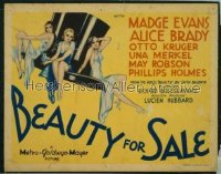 BEAUTY FOR SALE ('33) LC '33