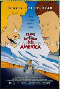 BEAVIS & BUTT-HEAD DO AMERICA 1sh '96