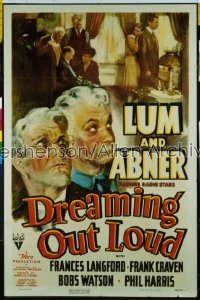 DREAMING OUT LOUD 1sh '40