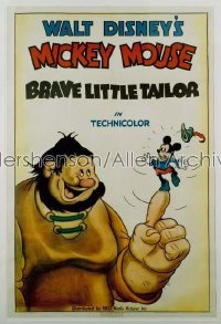 BRAVE LITTLE TAILOR ('38) 1sh '38