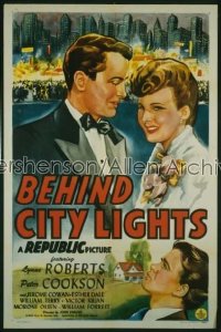 BEHIND CITY LIGHTS 1sh '45