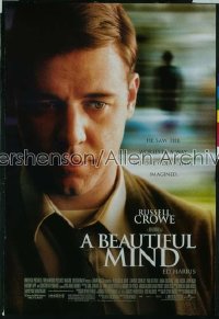 BEAUTIFUL MIND 1sh '01