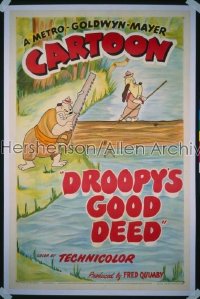 DROOPY'S GOOD DEED 1sh '51