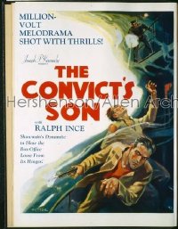 CONVICT'S SON campaign book '30s