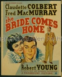 BRIDE COMES HOME WC '35