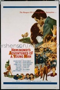 ADVENTURES OF A YOUNG MAN 1sh '62