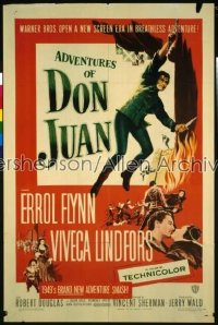 ADVENTURES OF DON JUAN 1sh '49