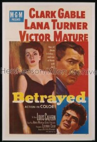 BETRAYED ('54) 1sh '54