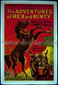 ADVENTURES OF REX & RINTY 1sh '35