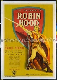 ADVENTURES OF ROBIN HOOD Italian 1sh R45